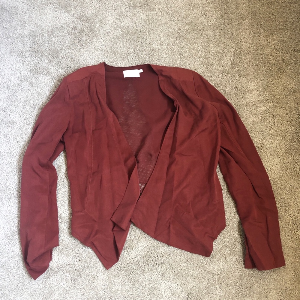 Maroon blazer